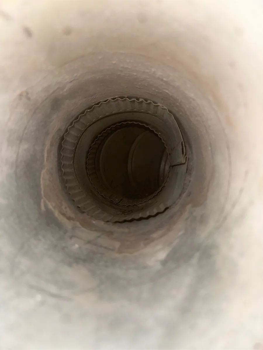 Clean, clear dryer vent
